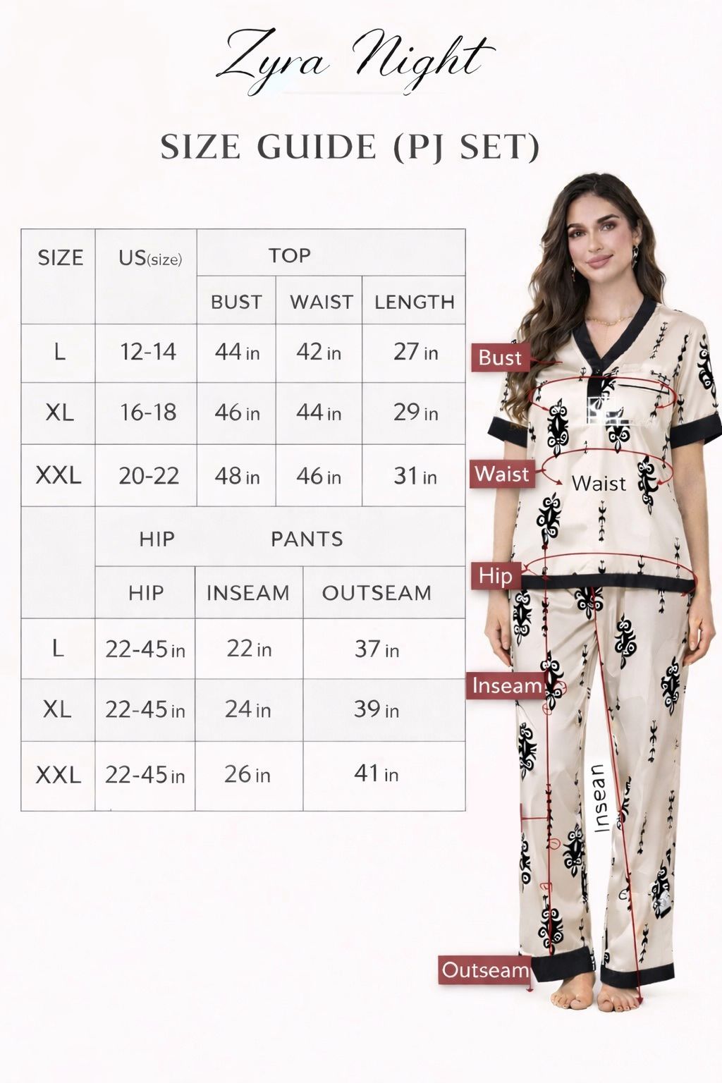 Royal Blue Pink Floral 3D Digital Print Full Sleeve Pajama Set – Women Premium PJ Sleepwear XL XXL (USA)